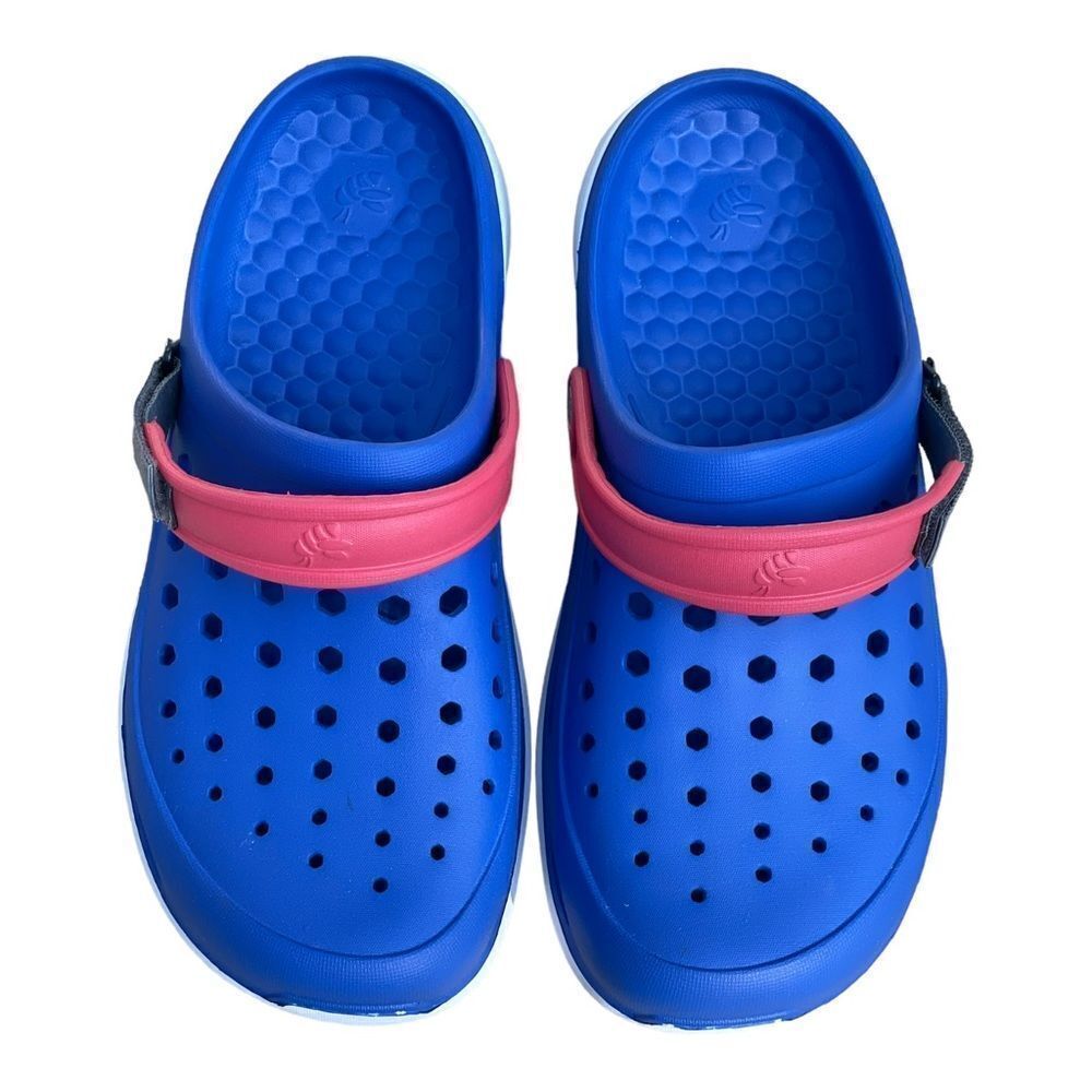 Joybees slip on shoes mens 10 womens 12 blue